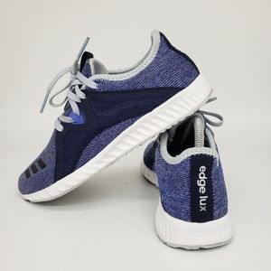 adidas Edge Lux Navy and Light Gray Athletic Shoes